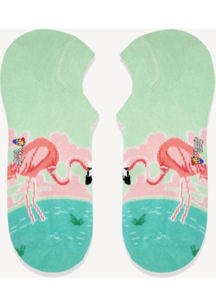 Flamingo Sneaker Çorap