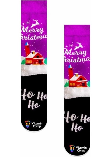 Ho Ho Ho Renkli Çorap