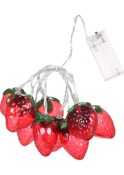 6.5ft 10 LED Gökkuşağı Noel Dekoratif Işık - Beyaz (Yurt Dışından)