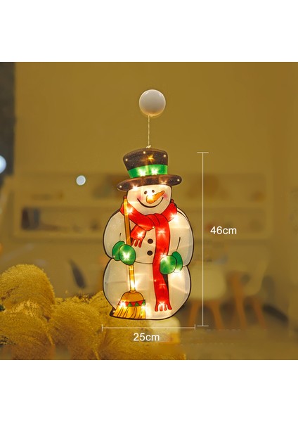 LED Kardan Adam Işık - Kırmızı (Yurt Dışından)