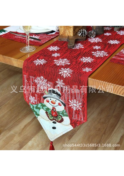 Noel Masası Koşucusu Aile Masası Dekorasyonu (Yurt Dışından)