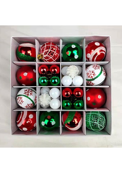 Noel Topu 3-6cm Parlak Top Dekorasyon Kolye (Yurt Dışından)