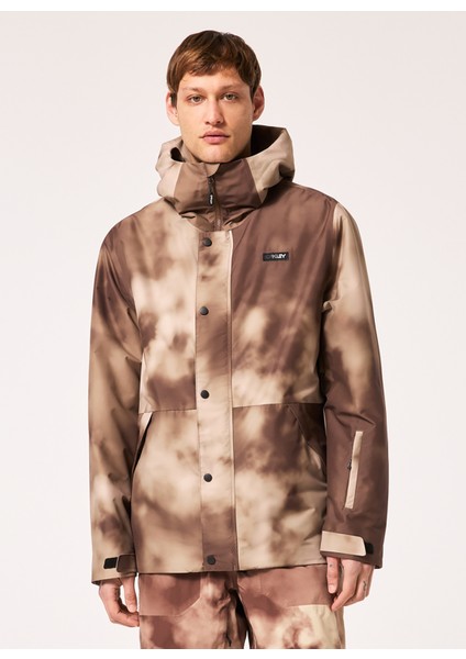 Kahve Erkek Kapüşonlu Kayak Montu FOA402345 Range Rc Jacket