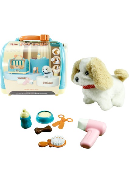 Kutulu Taşıma Çantalı Pilli Köpek Set fiyatları