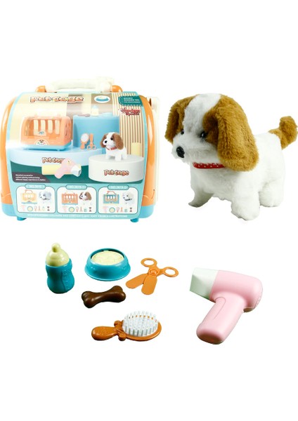 Kutulu Taşıma Çantalı Pilli Köpek Set fiyatları