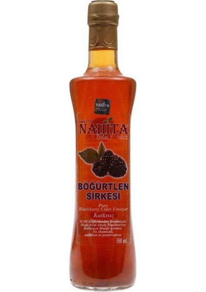 Böğürtlen Sirkesi % 100 Doğal Katkısız 500 ml