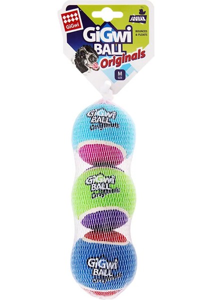 Cicibears Köpekler Için Gıcırtılı Tenis Topu - Çok Renkli (Yurt Dışından)
