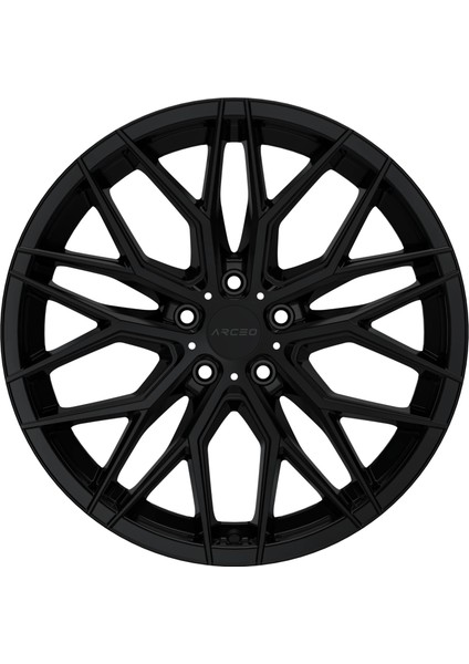 ARC-17141-13 7.5X17" 5X105 ET35 73.1 Black Valencia Jant (4 Adet)