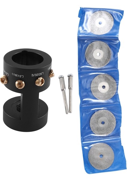 Tungsten Elektrot Bileyici Öğütücü Kafası Tıg Kaynak Aleti, Kesme Yuvası Çok Açılı ve Amp, Ofsetler, Yatay Delik (Yurt Dışından)