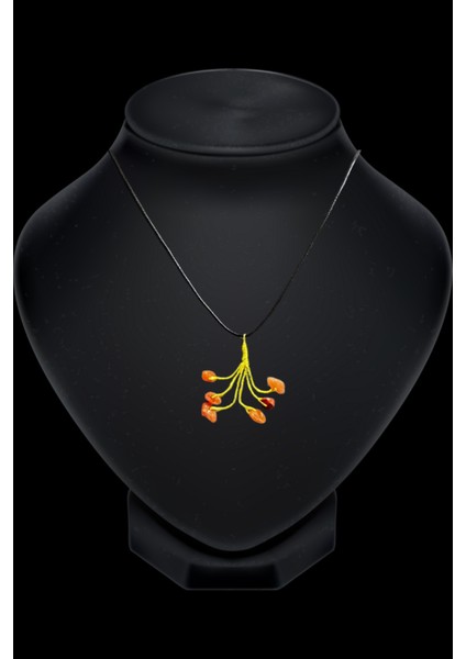 Sertifikalı Orijinal Doğal Taş Kalsit Taşı El Yapımı Bakır Tel Sarma Kolye fiyatları