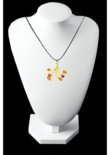 Sertifikalı Orijinal Doğal Taş Kalsit Taşı El Yapımı Bakır Tel Sarma Kolye modelleri