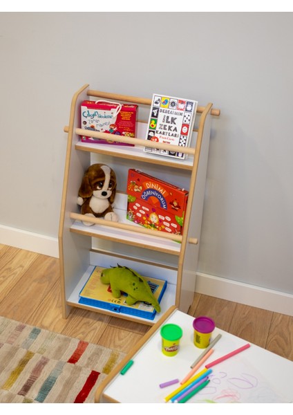 Montessori Çocuk Odası Eğitici Kitaplı 54 cm