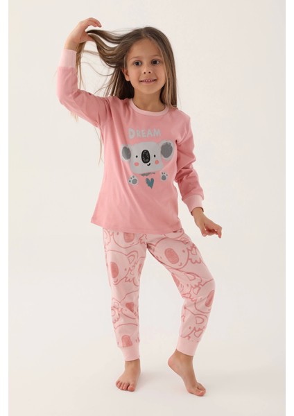 Roly Poly RP3255-2 Kız Çocuk Uzun Kol Pijama Takımı