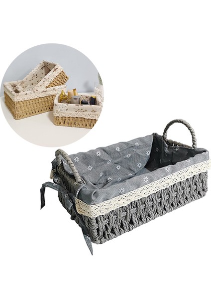 Çok Amaçlı Rattan Depolama Sepeti Oturma Odası Üstü Orta Için Dekoratif Sepetler (Yurt Dışından) fırsatları