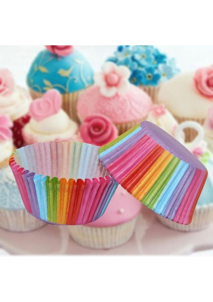 50 Paket Cupcake Muffin Kutuları Kağı Çikolata Tutucular Dıy C-Çok (Yurt Dışından)