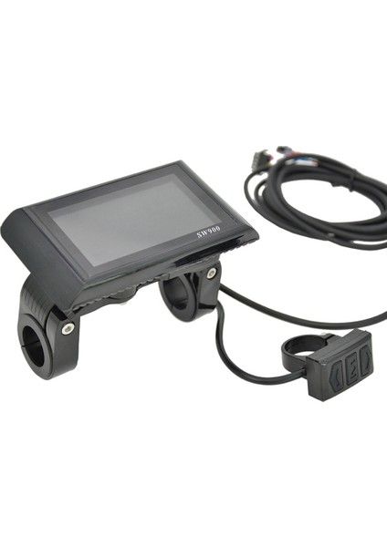 SW900 LCD Ekran Metre Kontrol Paneli 24 36 48V 52V 60V Elektrikli Scooter 6 Pinli Fiş Sürme Hız Zaman Güç Ekranı (Yurt Dışından) fiyatları