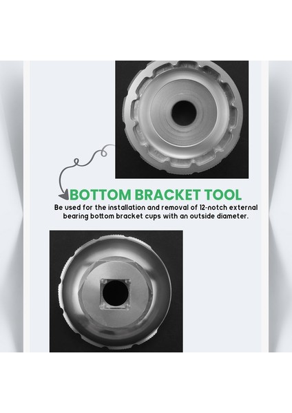 Sram Dub BSA30 Rotor Için Dayanıklı Alüminyum Bisiklet Alt Braket Onarım Aracı (Yurt Dışından)