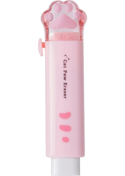 Cicibears 1 Adet Sevimli Macarone Kedi Pençesi Kalem Silgi - Pembe (Yurt Dışından)