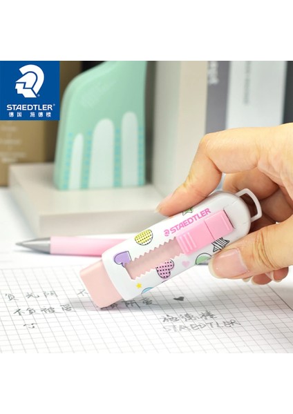 Cicibears 1 Adet Staedtler Geri Çekilebilir Itilebilir Silgi - Pembe (Yurt Dışından)