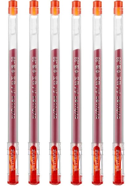 Cicibears 6 Adet/set 0.38MM Büyük Kapasiteli Jel Kalem - Mavi (Yurt Dışından)