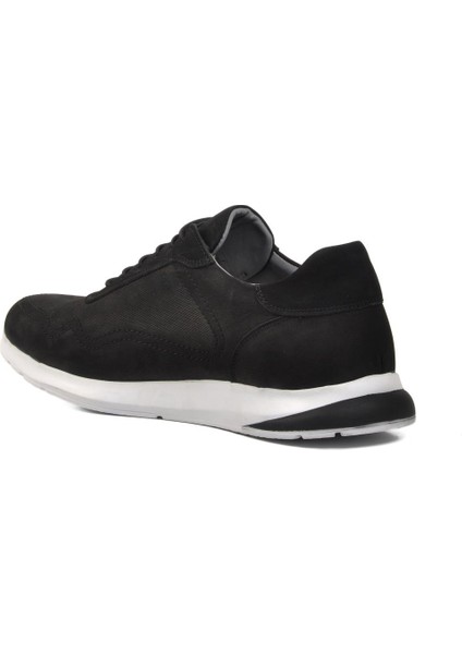 4384 Siyah Nubuk Hakiki Deri Erkek Casual Ayakkabı fırsatları