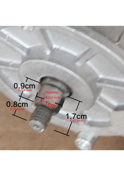 Elektrikli Bisiklet/bisiklet/scooter Motoru, Dişli Fırçalı Dc Motor 250W(24V) (Yurt Dışından)