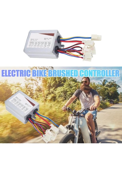 500W Fırçalı Denetleyici Elektrikli Bisiklet E-Bisiklet Scooter Elektrikli Scooter Için Fırça Kontrol Motoru (36V) (Yurt Dışından)