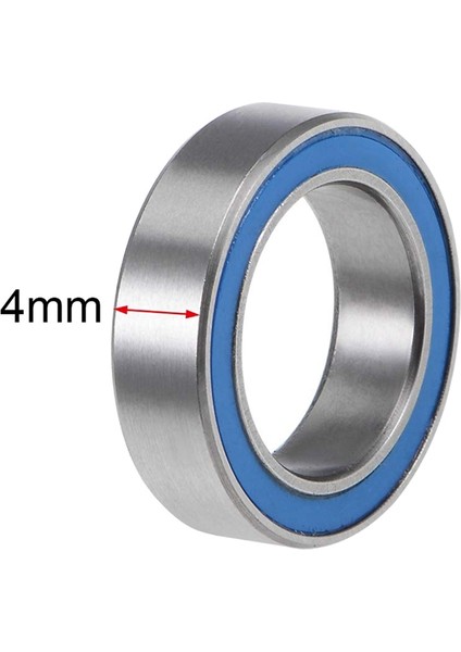 20 Adet 6700-YÜKSEK Kalite 6700 10X15X4MM Minyatür Conta Sabit Bilyalı Rulman, Mavi (Yurt Dışından)