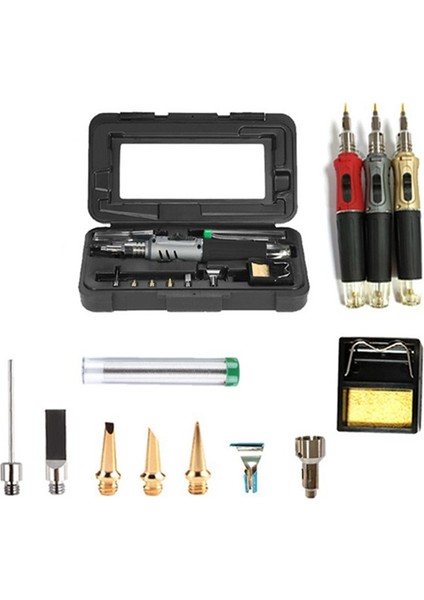 10-In1 Gaz Havya Taşınabilir Sabit Sıcaklık Elektronik Bakım Seti Kaynak Aksesuarları Kaynak Masa Seti (Yurt Dışından)