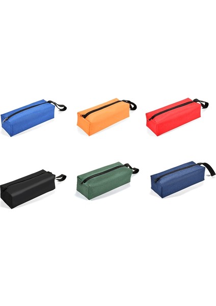 6 Paket Fermuarlı Küçük Alet Çantası, Su Geçirmez Oxford Kumaş Alet Çantası Taşınabilir Alet Çantası Düzenleyici (9,8 x 3,3 x 2,7 Inç) (Yurt Dışından)