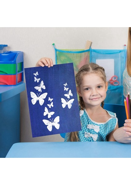 Güneş Baskı Kağıt Seti, Cyanotype Kağıt, Sanat El Sanatları Dıy Projesi Için 2 Sayfalık Akrilik Panel ile 32 Sayfa Cyanotype Kağıt (Yurt Dışından)