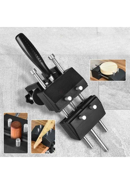 120MM Çene Mengene Masa Kelepçesi 360° Dönen Ayarlanabilir Kelepçe Mengene Tezgah Ahşap Masa Mengene Ağır El Aleti (Yurt Dışından)