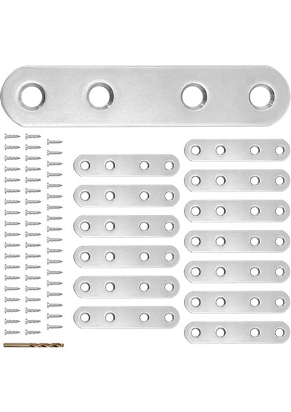 Paslanmaz Çelik Düz Braket Açı Kodu Düz Parça Raf Aparatı Metal Braket Düz Açılı Bağlantılar (Yurt Dışından) fırsatları