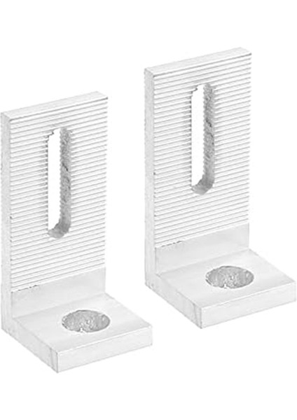 Paket Güneş Paneli Montaj L Braketleri Güneş Paneli Sistemi Kurulumu Için Alüminyum Alaşımlı 8mm Çap (Yurt Dışından)