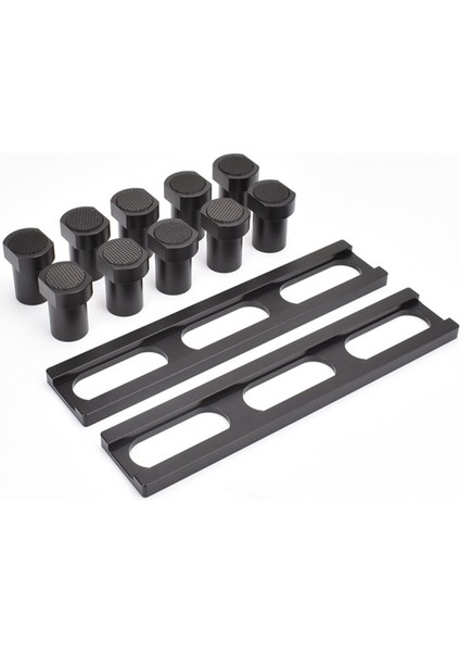 Ağaç Işleme Masa Delik Dübel Kendinden Merkezleme Dübel Jig Dübel Matkap Kılavuz Burçlar Seti Ahşap Dübel Jig Kiti Siyah 20MM (Yurt Dışından)