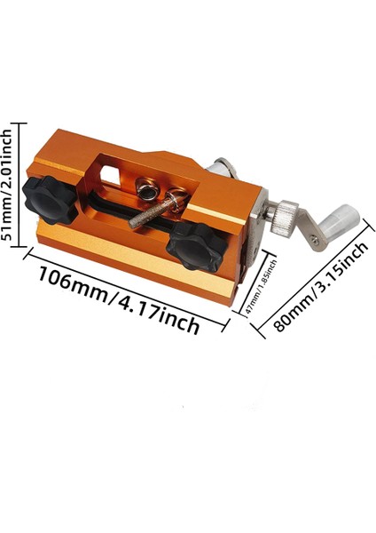 Taşınabilir Testere Bileme Jig Alüminyum Alaşımlı Testere Bileyici Öğütücü Zincir Testere Matkap Bileme Aracı ile (Yurt Dışından)