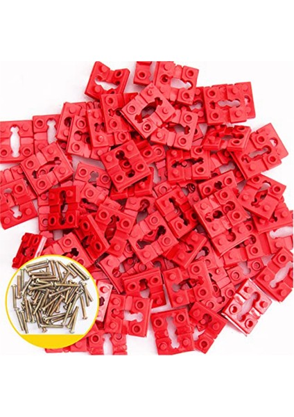 96 Adet Anahtar ve Priz Ara Parçaları, Elektrik Kutusu Için Plastik Anahtar ve Priz Ara Parçaları + 30 Adet Vida (Yurt Dışından)