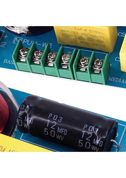 2 Adet 200W 3 Yollu Ses Hifi Filtre Devre Stereo Hoparlör Geçiş Filtreleri Tiz/bas 3 Birim Frekans Bölücüler (Yurt Dışından)