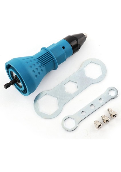 Elektrikli Matkap Adaptörü 2.4mm-4.8mm Elektrikli Matkap Adaptörü Elektrikli Matkap Aksesuarları Için Kablosuz Perçinleme Aracı (Yurt Dışından)