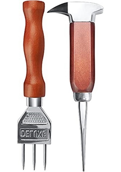 2pcs Buz Kırma Seti Ahşap Saplı Buz Öğütücüler, Barlar Için Mükemmel Buz Kırıcı Buz Maşası, Barmen. En Iyi Oyma Aracı (Yurt Dışından)