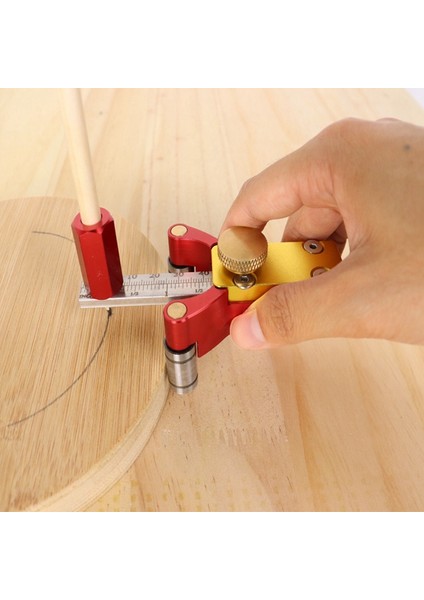 3-In-1 Scriber Çok Fonksiyonlu Çizgi Çizim Planı Düz Çizgi Paralel Ark Ağaç Işleme Dıy Yükseklik Ölçme Aracı (Yurt Dışından)