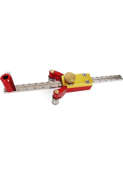3-In-1 Scriber Çok Fonksiyonlu Çizgi Çizim Planı Düz Çizgi Paralel Ark Ağaç Işleme Dıy Yükseklik Ölçme Aracı (Yurt Dışından)