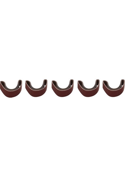5'li Aşındırıcı Zımpara Kayışı Seti Bant 120/240/320/400/600/800/1000 Grit Ahşap Taşlama Aletleri Alüminyum Oksit (Yurt Dışından)