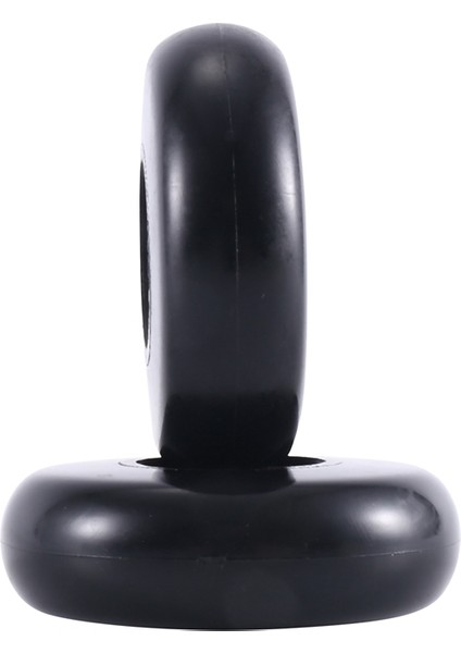 55MM x 18MM Bagaj Bavul Yedek Tekerlekler, Pu Döner Küçük Tekerlekler Karbon Çelik Rulmanlar Tamir Takımları Siyah (Yurt Dışından)