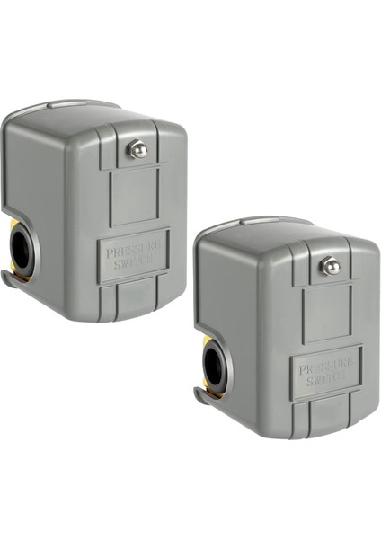 Kuyu Pompası Için 2 Adet Pessür Anahtarı, 30-50PSI Su Basınç Anahtarı, 1/4ın Kadın Npt Su Pompası Basınç Kontrol Anahtarı (Yurt Dışından)