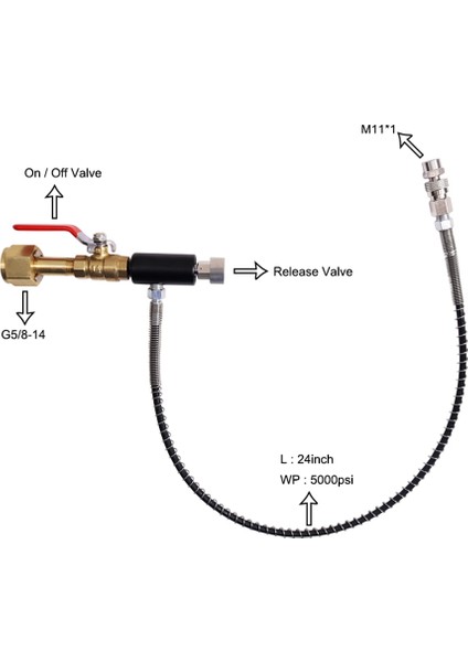 Co2 Dolum Dolum Adaptörü Dönüştürücüsü Krem Şanti Silindirine Bağlanır, G5/8-14 - M11X1 (Yurt Dışından) fırsatları