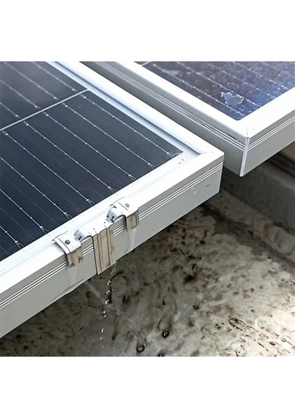 20 Adet Fotovoltaik Panel Drenaj Toka Yüzey Plakası Güneş Paneli Su Tahliye Klipsi Güneş Paneli Drenajı Için 30MM (Yurt Dışından)