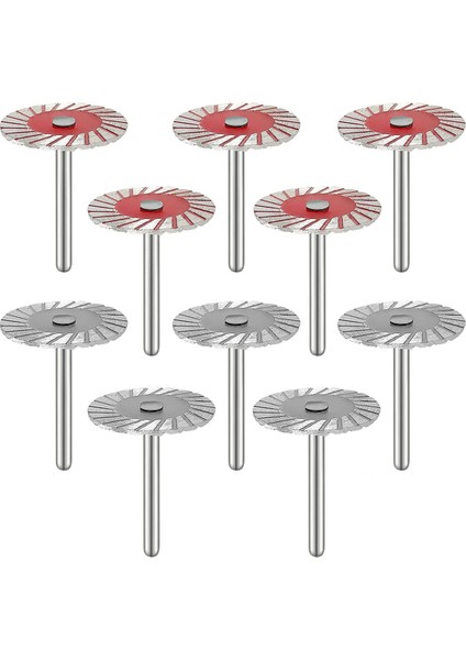 10 Adet Taş Oyma 40MM Bıçaklar, Mini Elmas Turbo Gravür Testere Bıçakları, Metal Kesme Tekerleği (Aşınmaya Dayanıklı/keskin Tip) (Yurt Dışından)