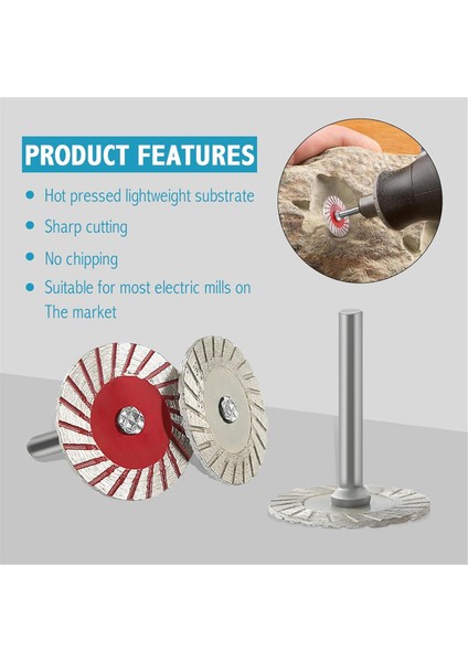 10 Adet Taş Oyma 40MM Bıçaklar, Mini Elmas Turbo Gravür Testere Bıçakları, Metal Kesme Tekerleği (Aşınmaya Dayanıklı/keskin Tip) (Yurt Dışından) fırsatları