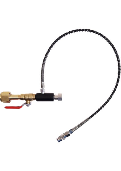 Co2 Dolum Dolum Adaptörü Dönüştürücüsü Krem Şanti Silindirine Bağlanır, CGA320'DEN M11X1'E (Yurt Dışından)